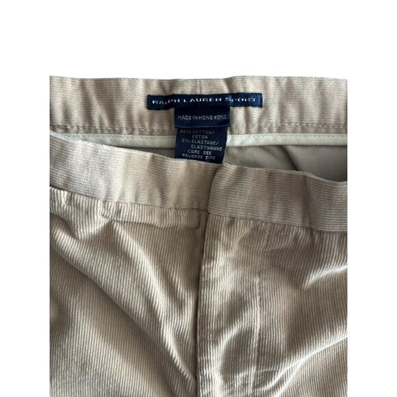 RALPH LAUREN SPORT CORDUROY TAN STRAIGHT LEG PANTS JEANS SIZE 6 - Picture 7 of 8
